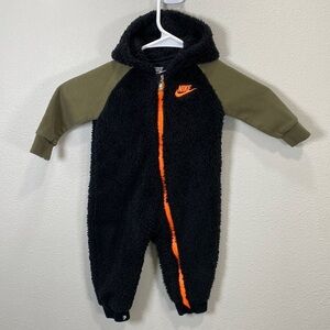 Nike jumpsuit onepiece fleece zippered